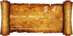 Bastien Amelita névjegykártya